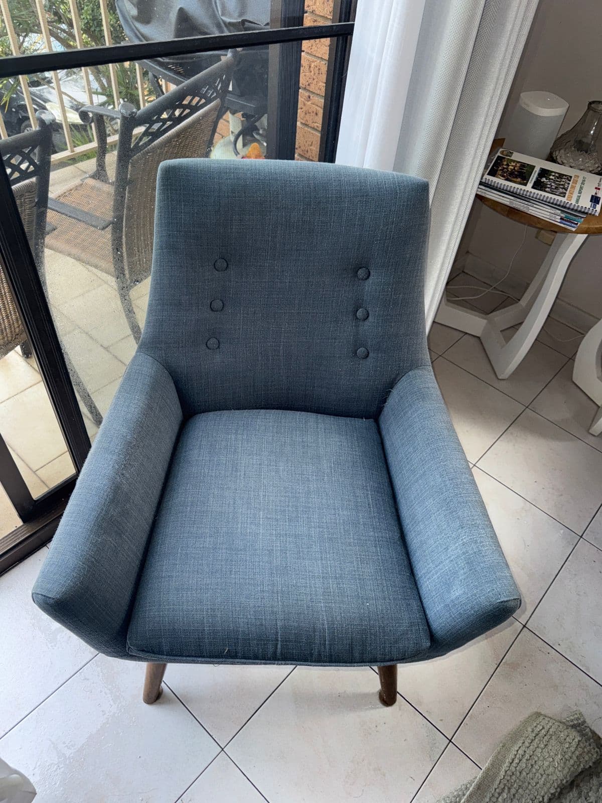 Armchair — after cleaning