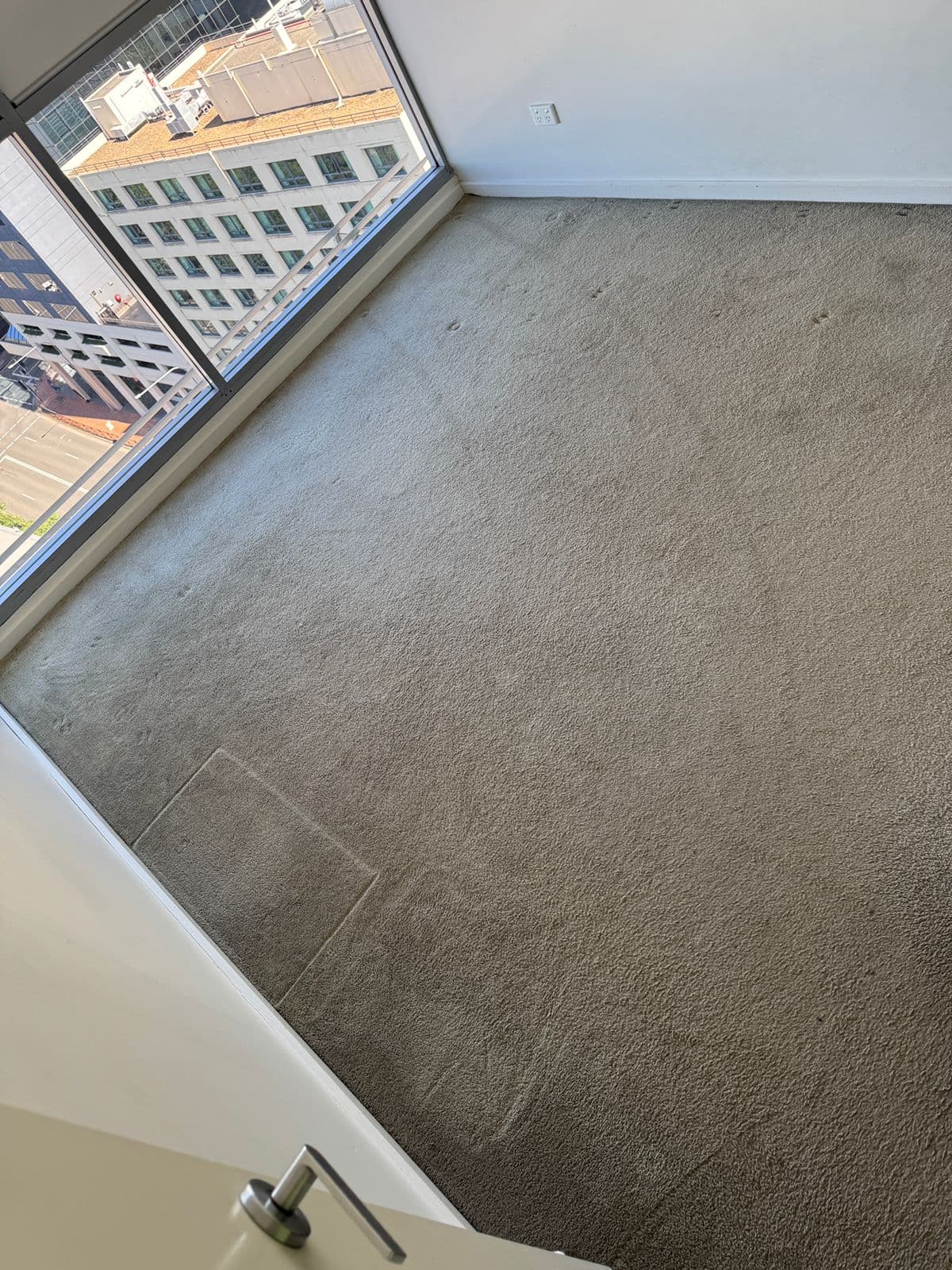 Bedroom Carpet — before cleaning