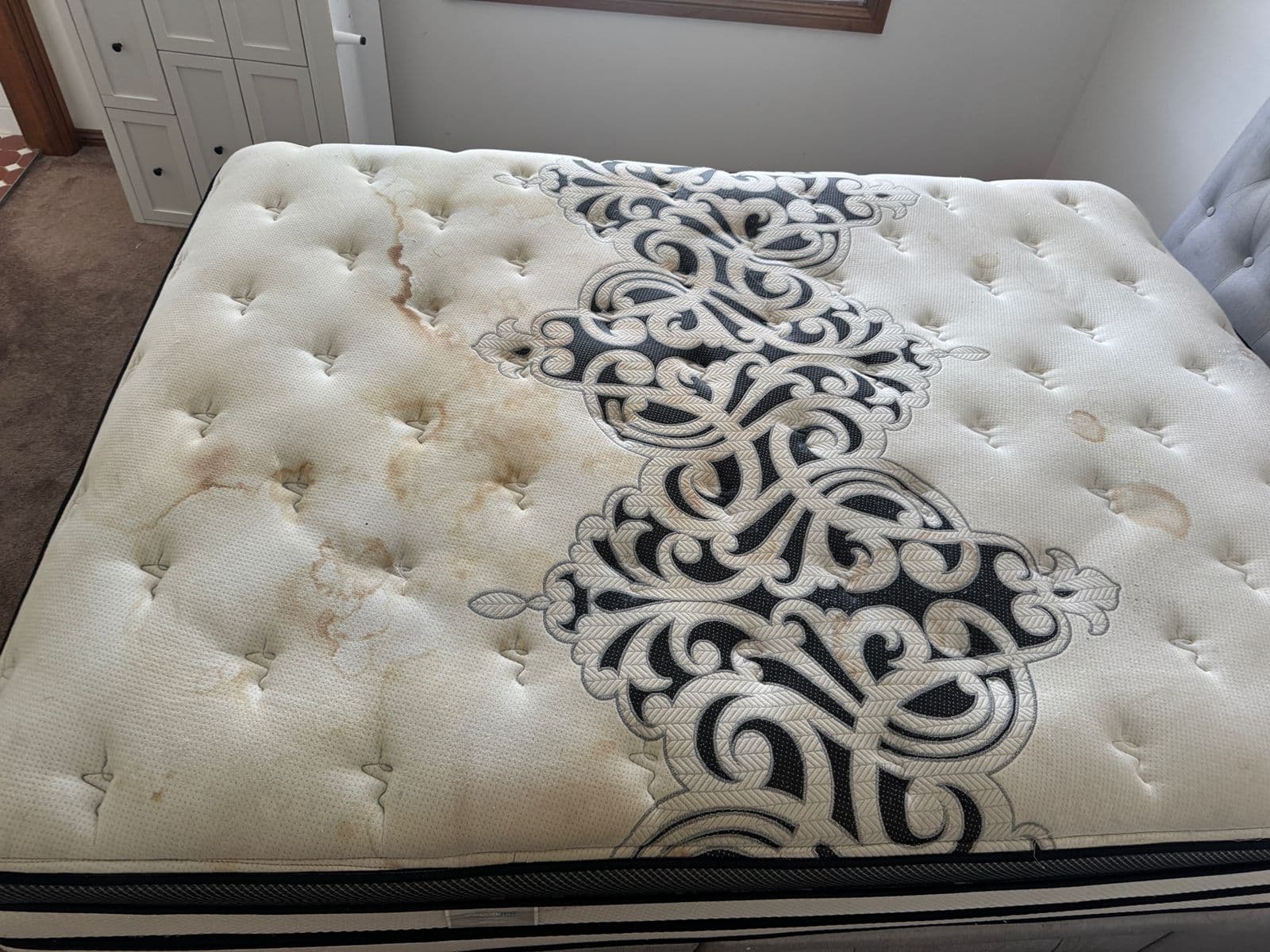 Mattress Deep Clean — before cleaning